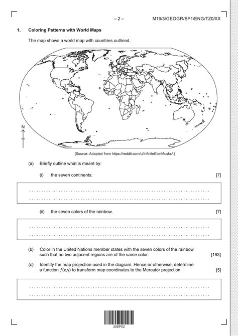 IB 2020 Geography Marking Scheme. . Geography paper 2 ib